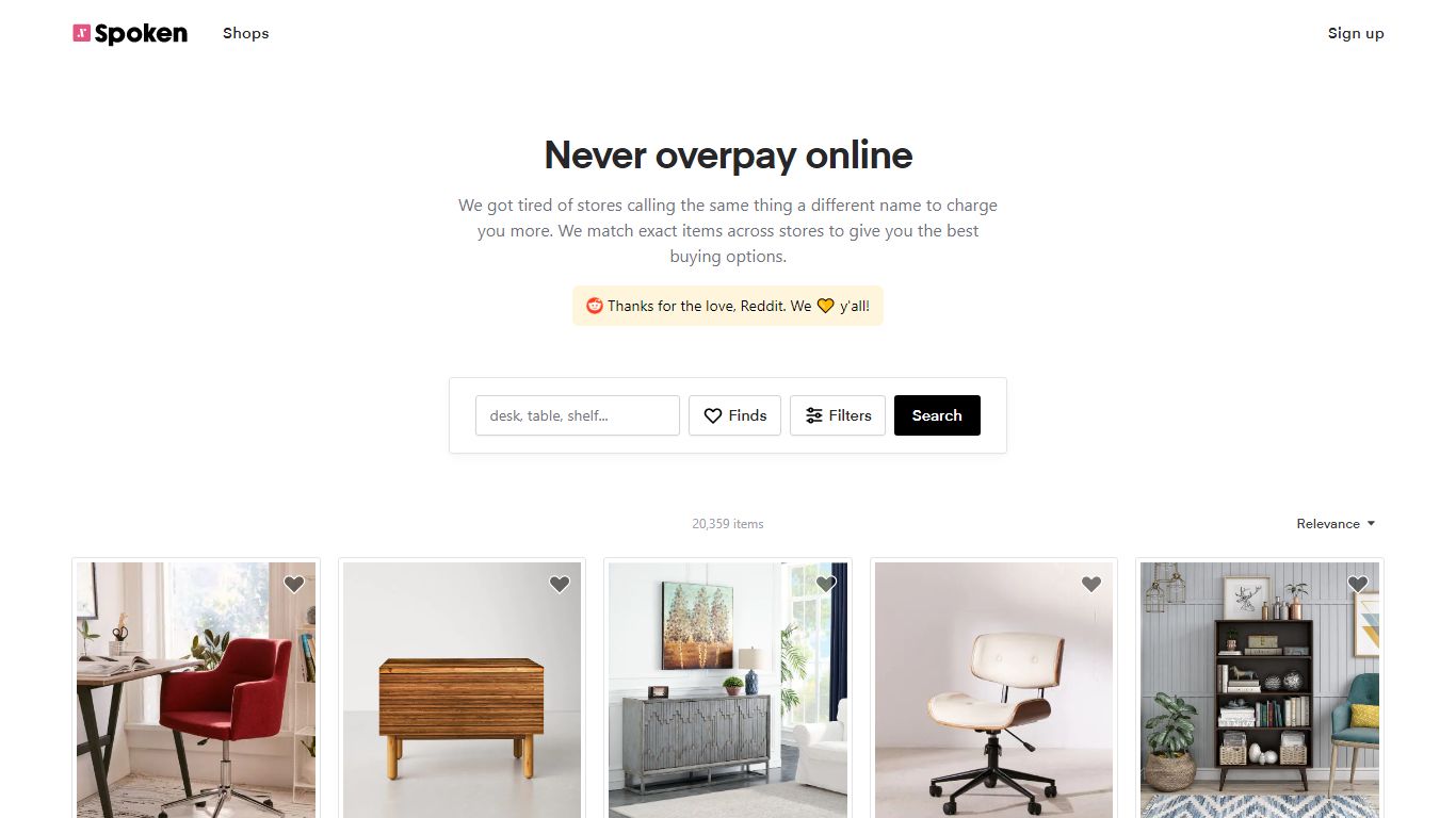 Spoken • Never overpay online